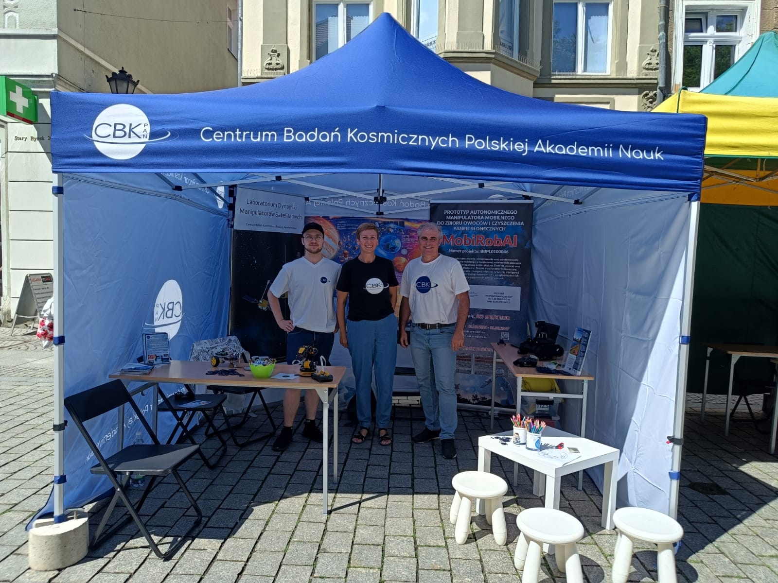 Zespół MobiRobAI podczas Festiwalu Nauki w lipcu 2025 roku